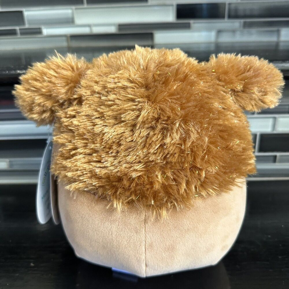 Kelly Toy Squishmallow Benny Bigfoot 7.5” Exclusive Gold Sparkle Hair BNWT New - Picture 4 of 6